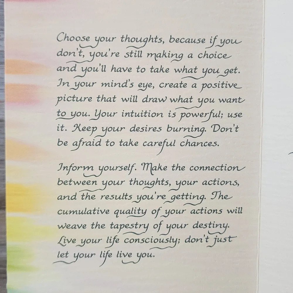 Blue Mountain Arts Greeting Card Life Lessons Donna Fargo Rainbow Inspirational
